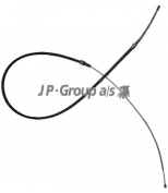 JP GROUP - 1170305400 - Трос ручного тормоза / SEAT SKODA Fabia  VW Polo  (барабанный тормоз) 12/99~